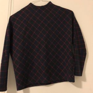 Navy boxy top